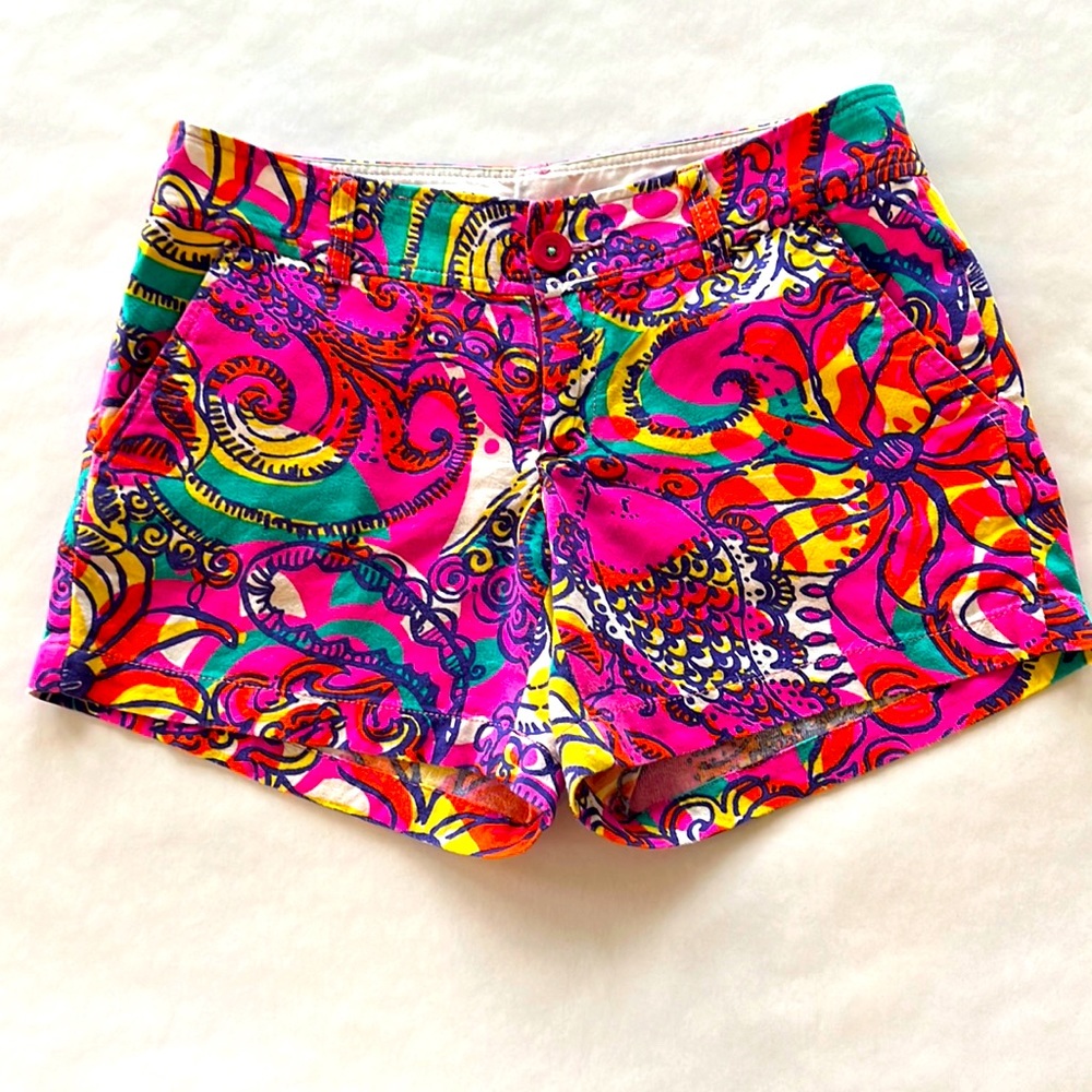 Lilly Pulitzer Callahan shorts size 2 multicolor!